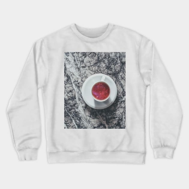 COFFEE PORTAL TO THE UNIVERSE Crewneck Sweatshirt by deificusArt